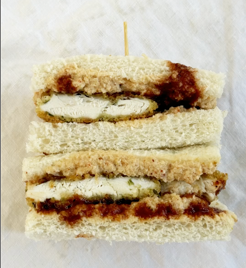 Chicken Schnitzel Sando