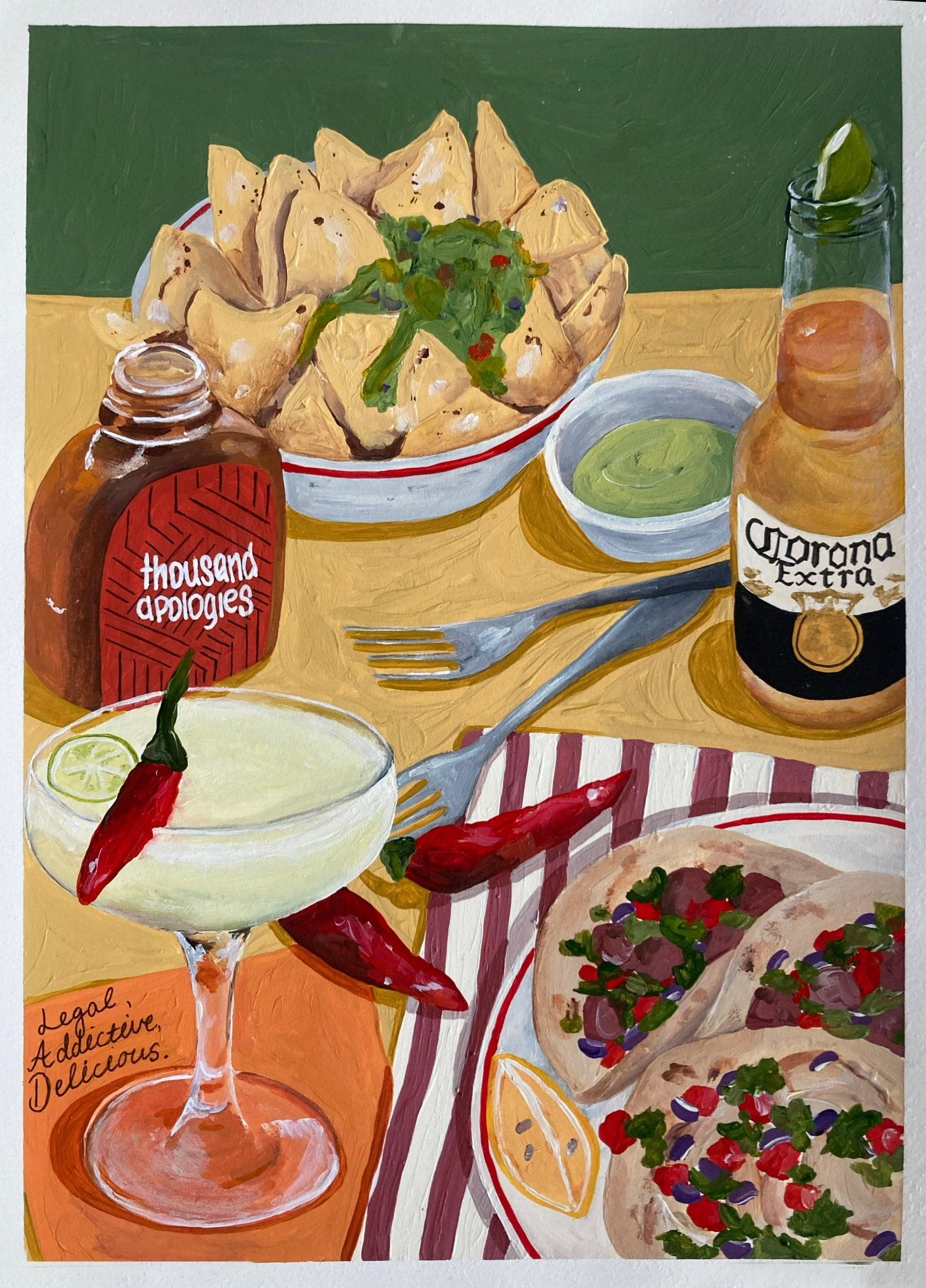 Limited Edition Print by Emily Snowden (unframed) - Thousand Apologies, Gift