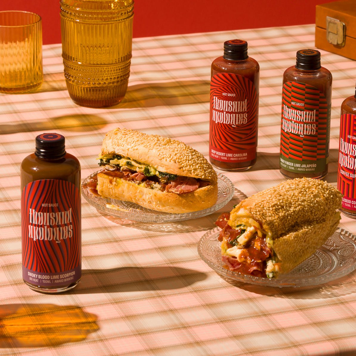 Three Bottle Gift Pack: Pick Your Three - Thousand Apologies, Hot Sauces